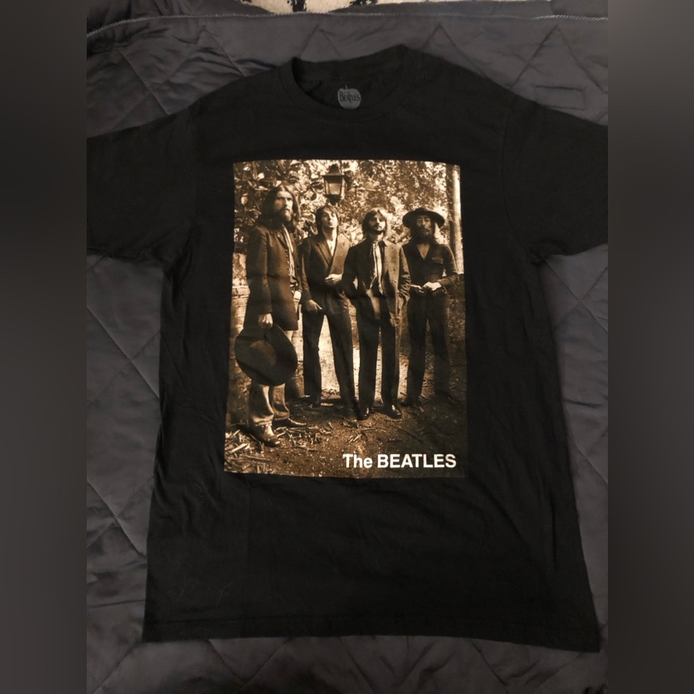 The Beatles RARE Sepia Portrait T Shirt